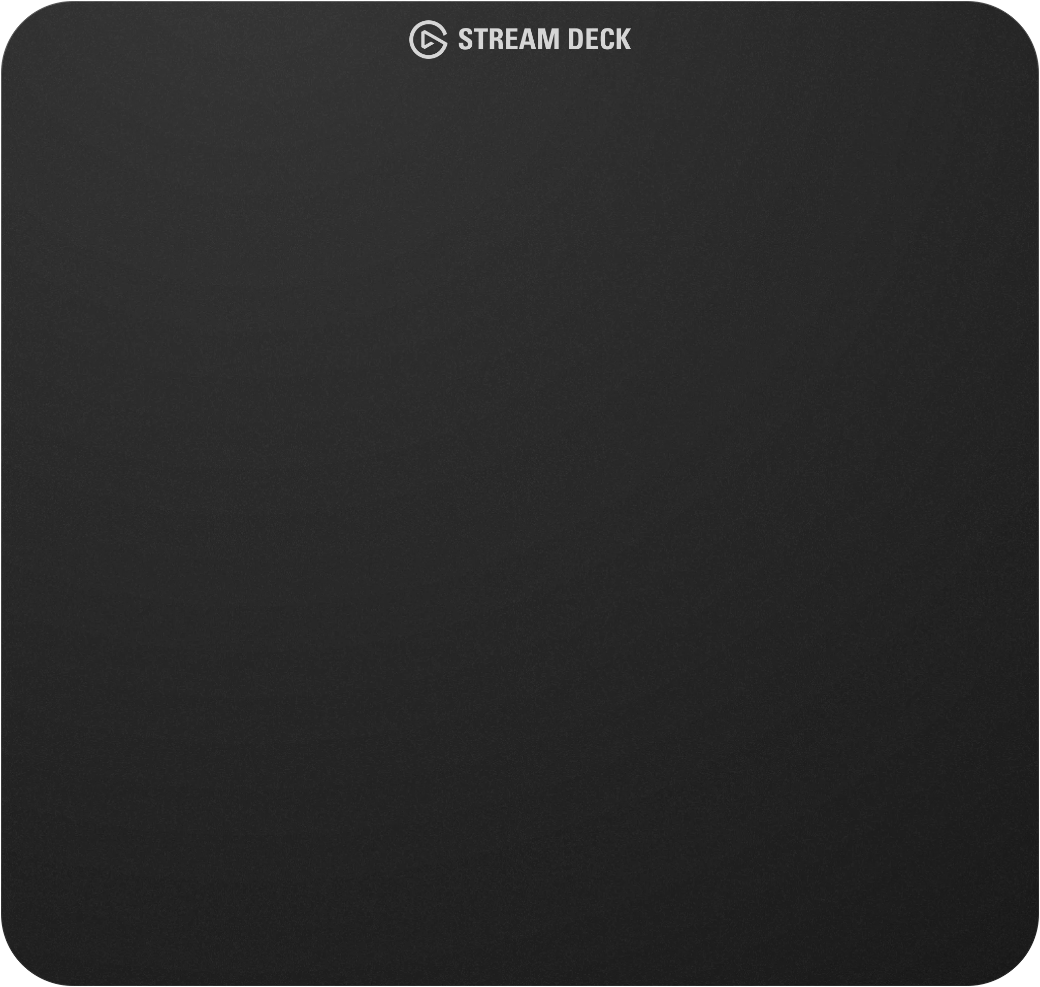 Stream Deck+ hardware with eight keys, a touch strip, and four dials